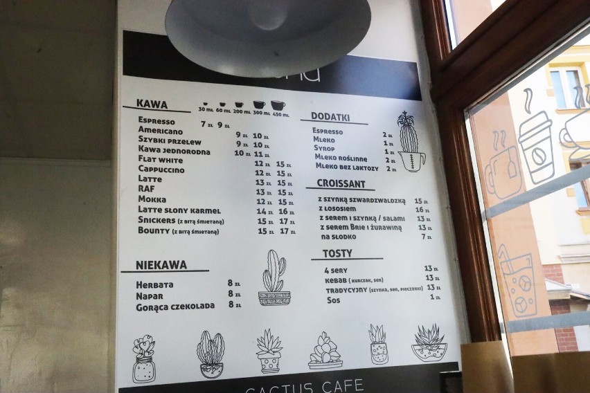 Cactus CAFE to nowa kawiarnia w Legnicy. Dzisiaj została otwarta, zobaczcie zdjęcia