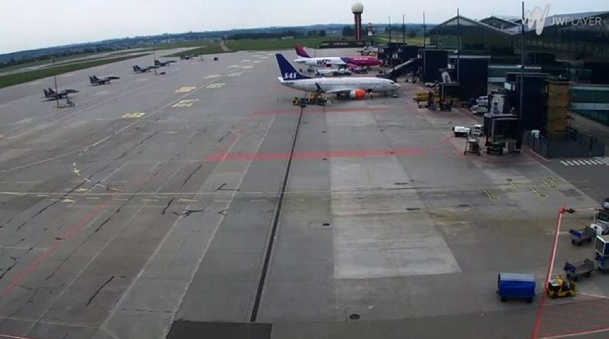 Wojskowe myśliwce MIG-29 lądowały na lotnisku w Gdańsku