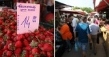 Targowisko w Dąbrowie Górniczej odwiedzają tłumy! Zobacz ZDJĘCIA i CENY warzyw i owoców
