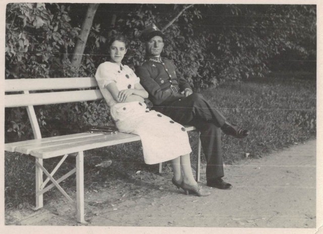 Letnia sesja w Parku Chopina w Koninie - sierpień 1936