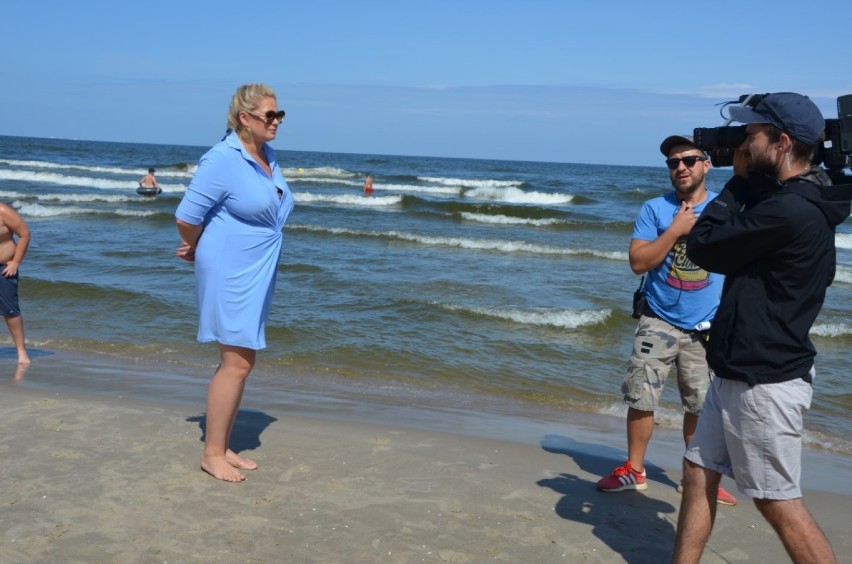 Wakacyjna akcja Polsatu " Słoneczna Stacja" - ruszyła na plaży w Jantarze ( video + zdjęcia)
