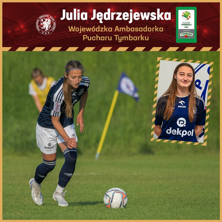 Julia Jędrzejewska wojewódzką ambasadorką Pucharu Tymbarku. Ma dopiero 18 lat, ale już jest przykładem dla młodszych zawodniczek