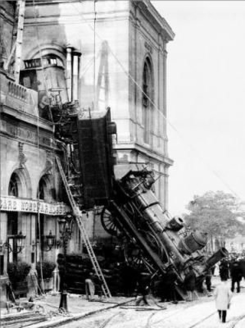 Wypadek na Gare Montparnasse w Paryżu. Historia niezwykłego zdjęcia