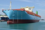 Kontenerowiec Maersk w Gdańsku. Największy na świecie statek kontenerowy przypłynie 21.08.2013 roku