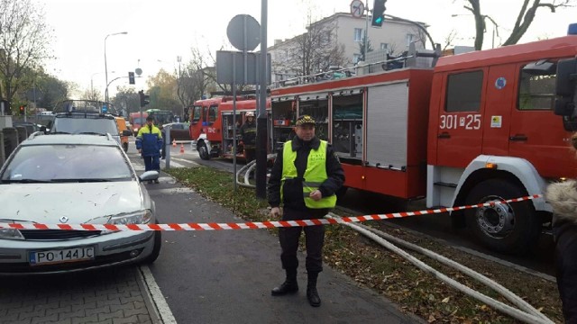 Pożar na Grunwaldzie. Zablokowana ulica Bukowska. 14 osób ewakuowanych!