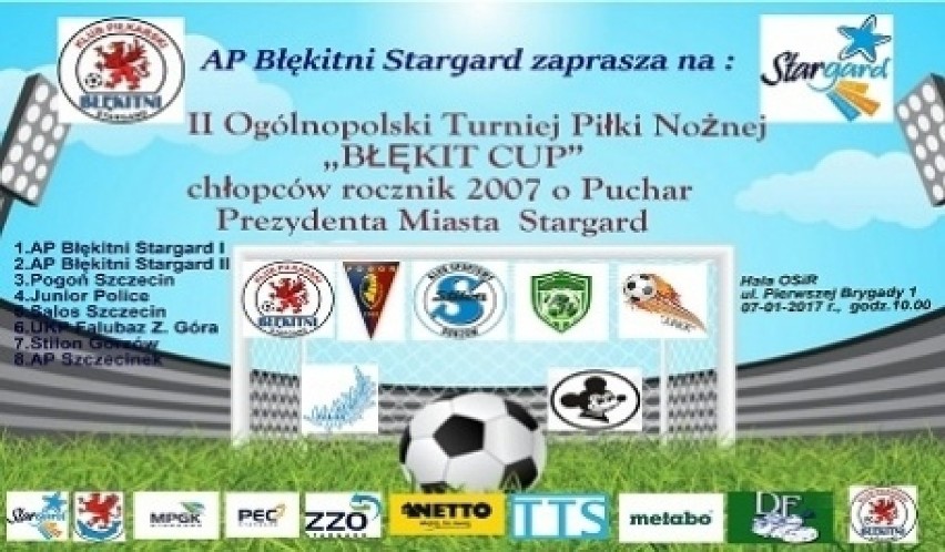 Stargard. II Ogólnopolski Turniej Piłki Nożnej BŁĘKIT CUP r. 2007 wygrali gospodarze, AP I Błękitni
