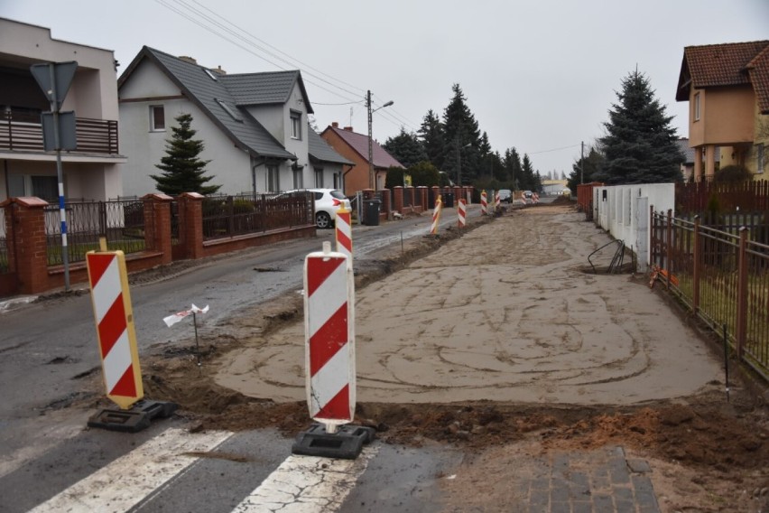 Przebudowa ulicy Grzybowej w Wągrowcu