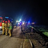 Poważny wypadek w Łopuchowie. Przewrócił się autobus. 7 osób jest rannych [ZDJĘCIA]