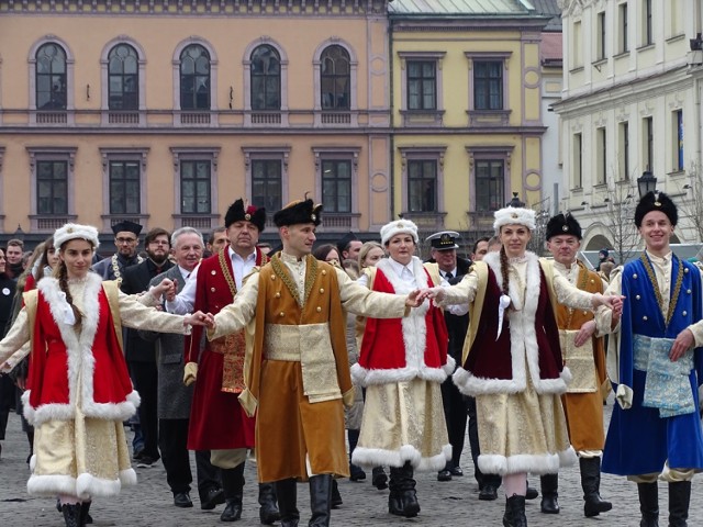 Polonez na cieszyńskim rynku - rekord Polski pobity