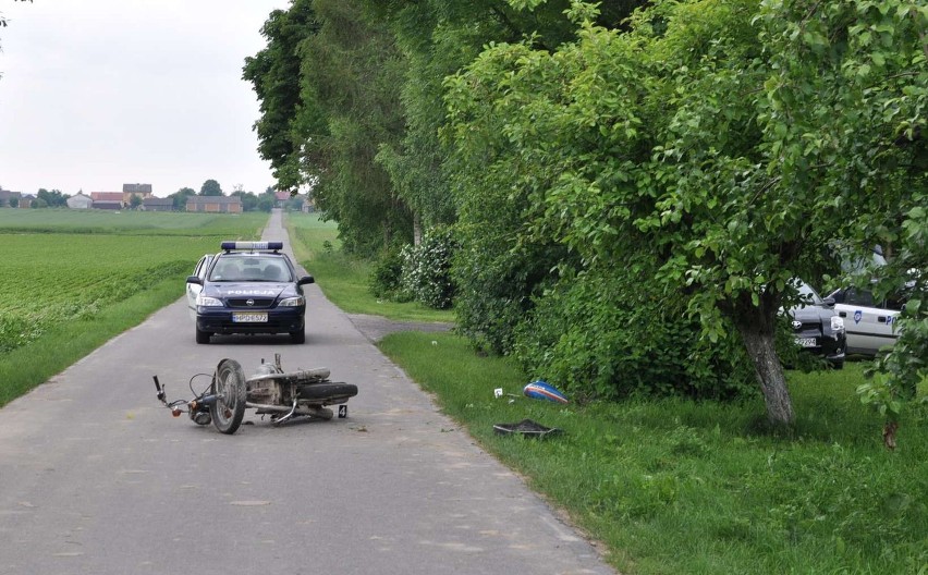Gózówka-Kolonia: Wypadek motocyklisty. 35-latek jest w...