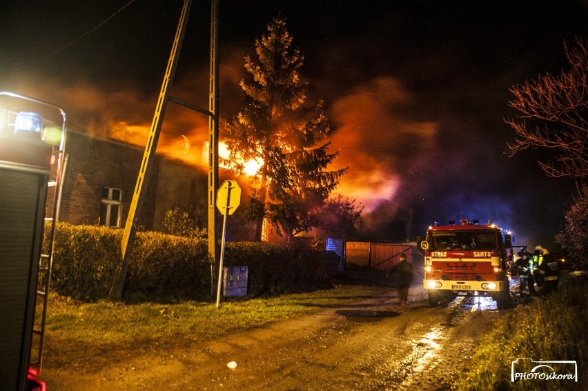 Pożar budynku w Lipowcu [ZDJĘCIA]                     