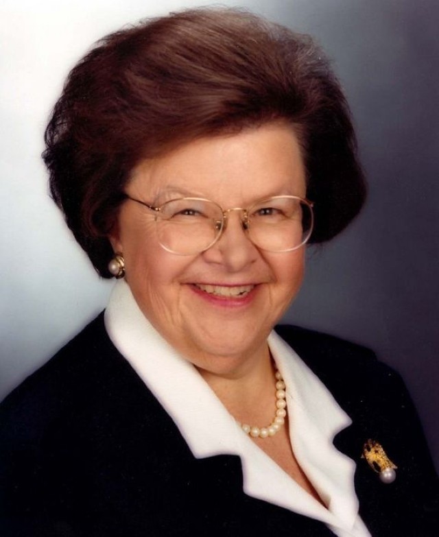 U.S. Senator Barbara Mikulski