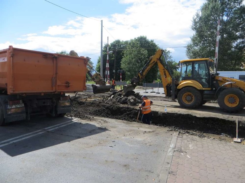 Przejazd kolejowy na ul. Bydgoskiej w Pile