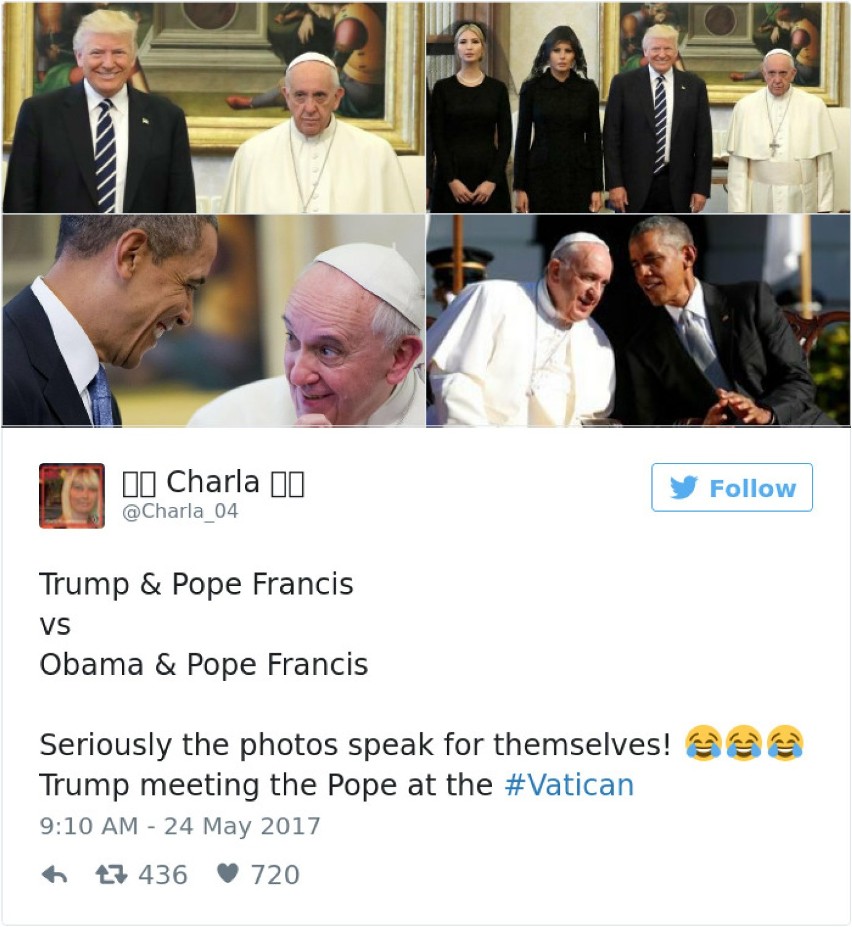 Papież Franciszek spotkał się z Donaldem Trumpem i......