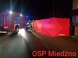 Tragiczny wypadek w miejscowości Miedźno. Śmiertelne potrącenie 76-letniego pieszego
