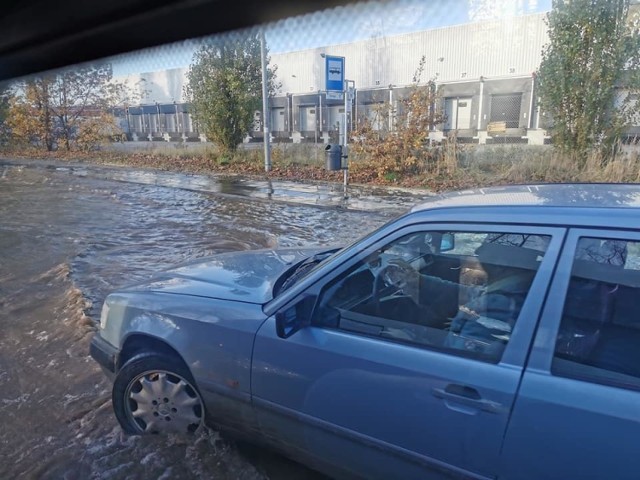 Problemy z przejazdem na ulicy Struga  i Pomorskiej w Szczecinie