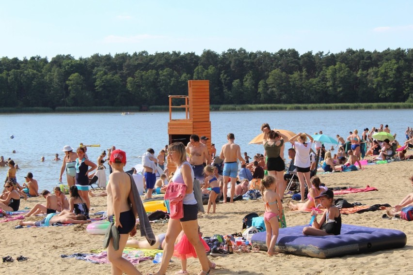 Plaża w Lginiu tętni życiem