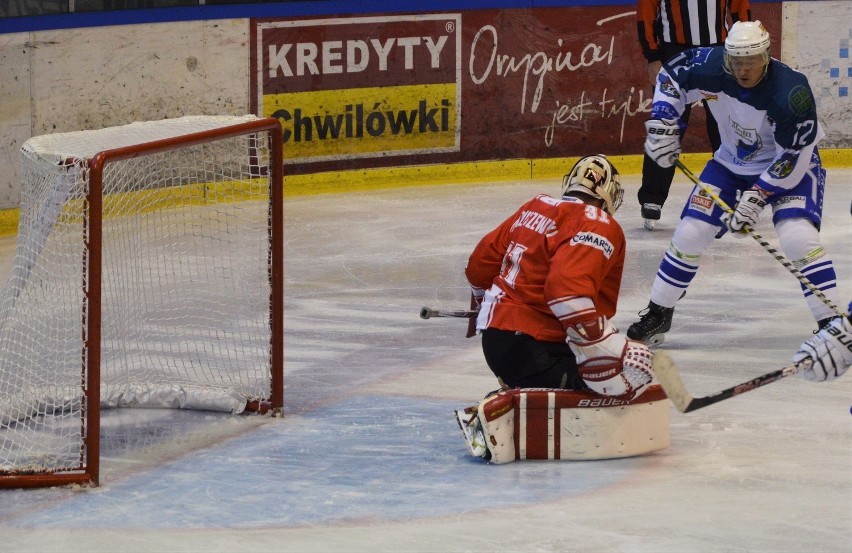 Hokej. Unia – Cracovia: „Pasy” lepsze od lidera [WIDEO, ZDJĘCIA]