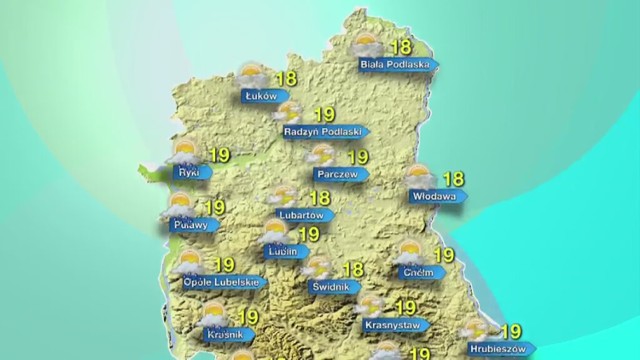 Pogoda w woj. lubelskim w czwartek, 10 września
