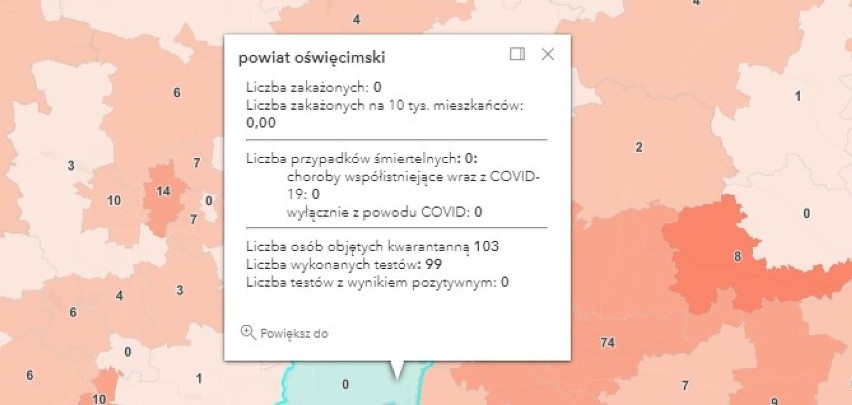 Ponad trzy tysiące zakażeń COVID-19 w Polsce. W powiatach oświęcimskim, wadowickim, chrzanowskim i olkuskim też są nowe przypadki.