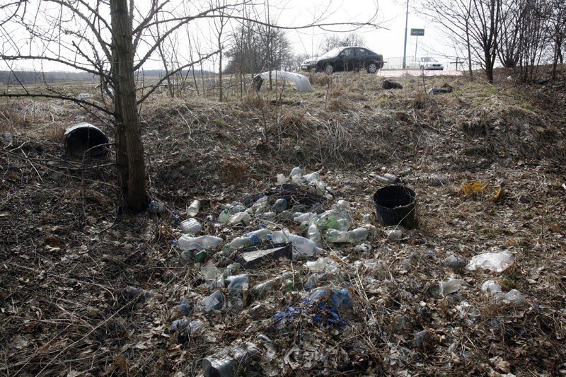 Legnica: Dzikie wysypisko śmieci(ZDJĘCIA)