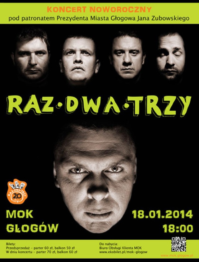 Zespół Raz Dwa Trzy da koncert w Głogowie