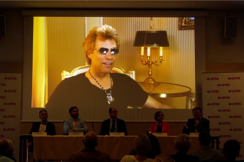 Konferencja ws. koncertu zespołu Bon Jovi