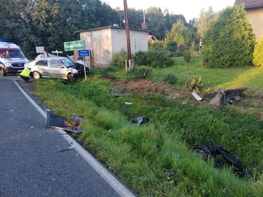 Wypadek w Polance Wielkiej. Ranna 11-letnia dziewczynka