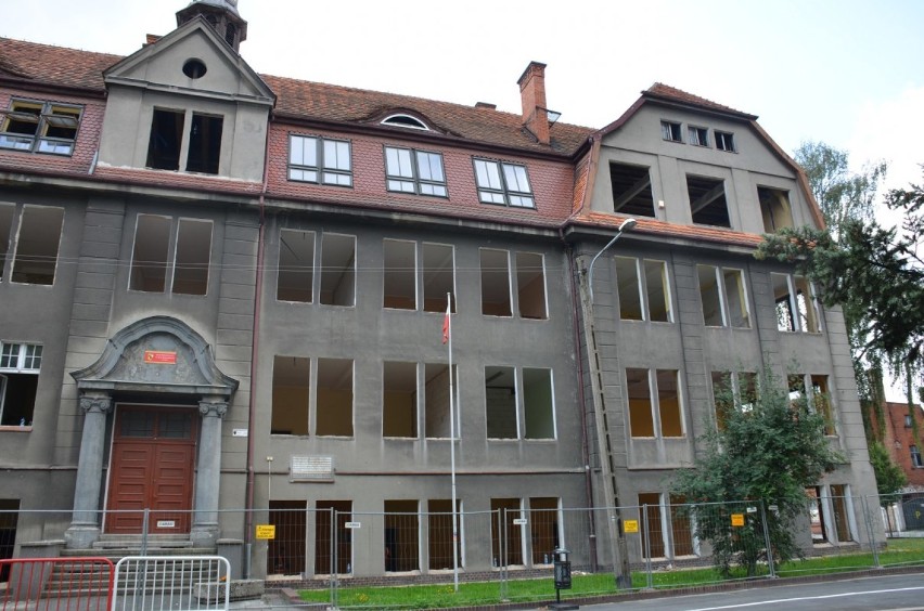 Remont budynku SP nr 3 w Lesznie