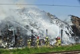 Znowu płonie wysypisko śmieci w Przysiece. 36 zastępów walczy z ogniem. Akcja gaszenia potrwa co najmniej do poniedziałku 