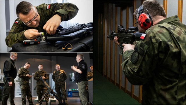 Żołnierze mieli okazję zapoznać się z bronią produkowaną w Tarnowie