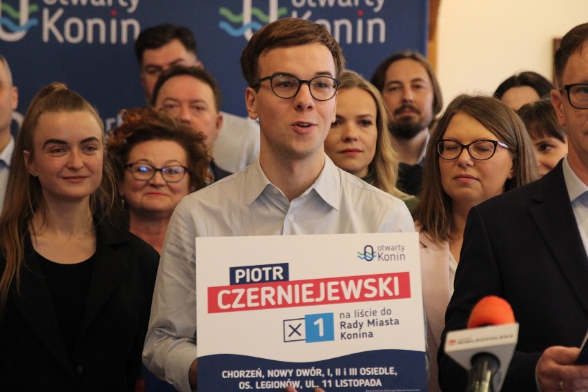 Sebastian Łukaszewski z Otwartego Konina przedstawił swój program wyborczy i kandydatów do rady miasta [WIDEO]