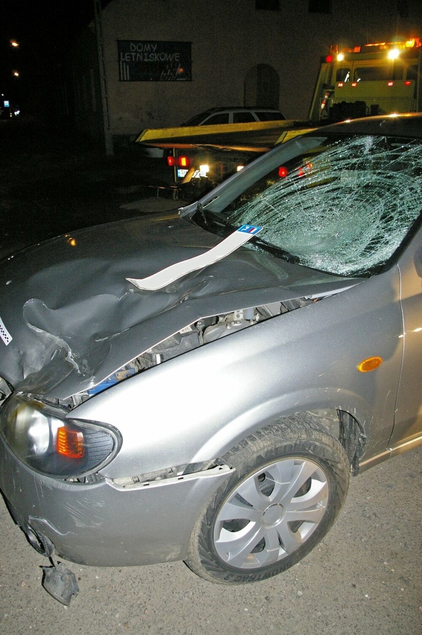 Samochód potrącił nieostrożnego przechodnia w Gorzyniu