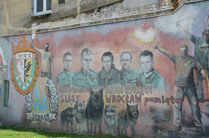 Mural ku pamięci żołnierzy wyklętych