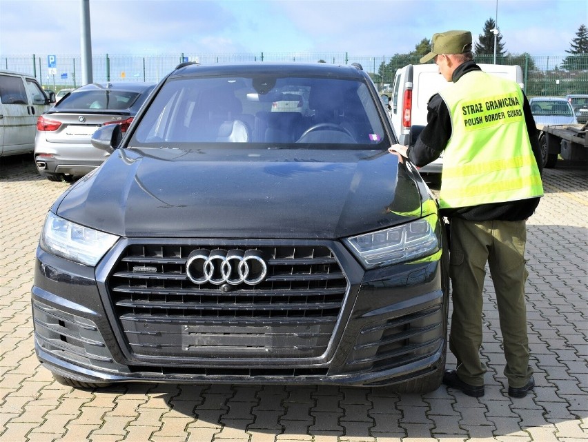 Straż Graniczna zatrzymała samochód Audi Q7 o szacunkowej...