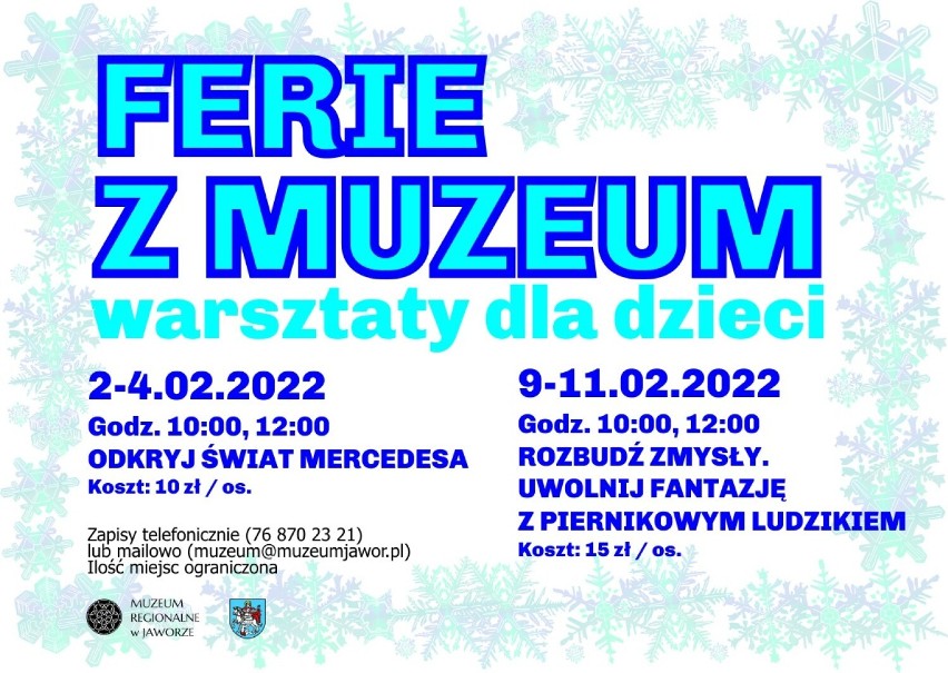 Muzeum Regionalne i Ośrodek Kultury w Jaworze przygotowały ferie na bogato