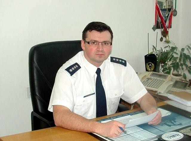 Sławomir Sobański, zastępca komendanta pilskiej policji