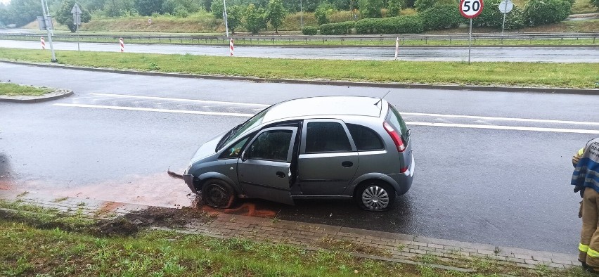 Wypadek na DTŚ w Katowicach