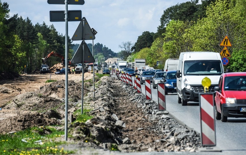 Trwa wielka inwestycja drogowa wzdłuż ulicy Grunwaldzkiej w...