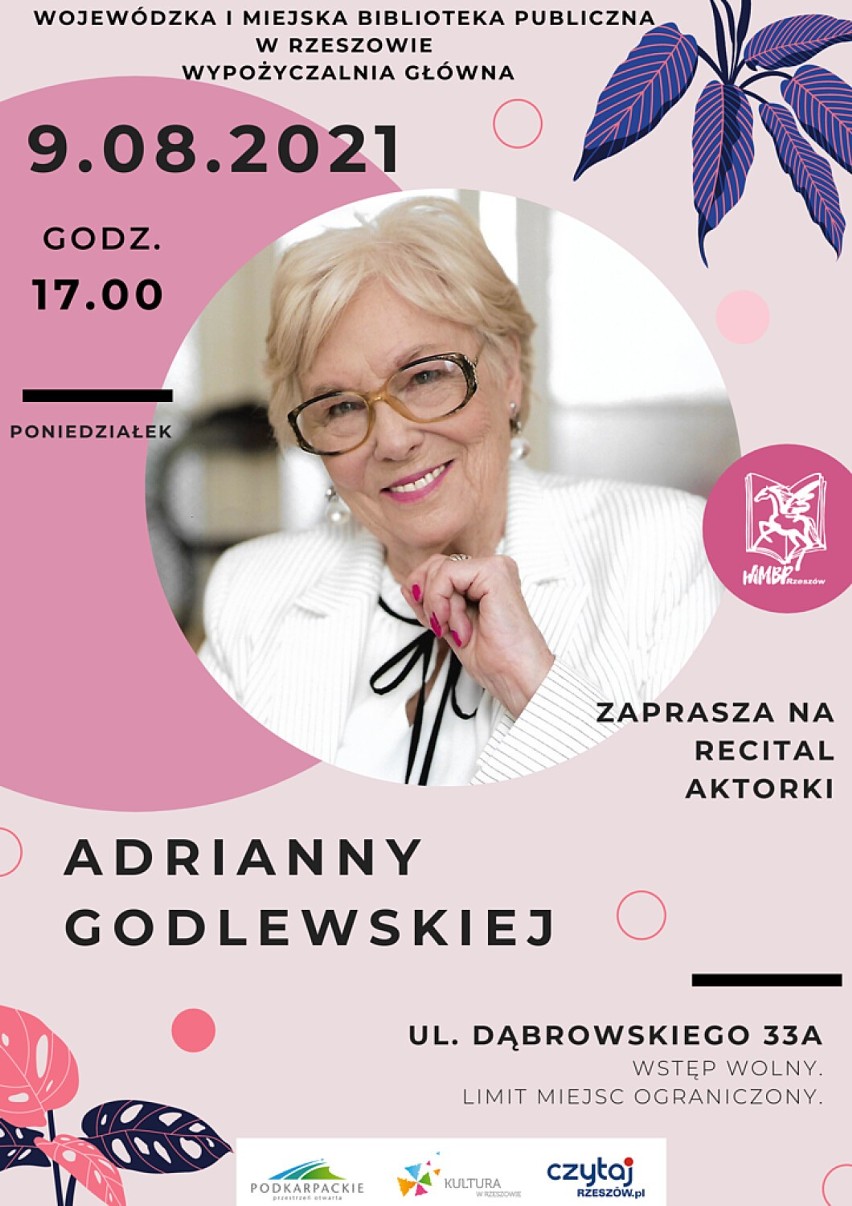Recital Adrianny Godlewskiej w Rzeszowie. Koncert w bibliotece