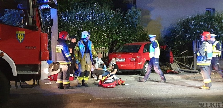 Wypadek na skrzyżowaniu ulicy Grabowej z Pużaka w Opolu. Z...