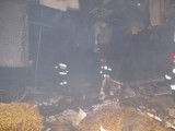 Pożar fermy drobiu w Witowie. Spłonęło 33 tysiące kurcząt