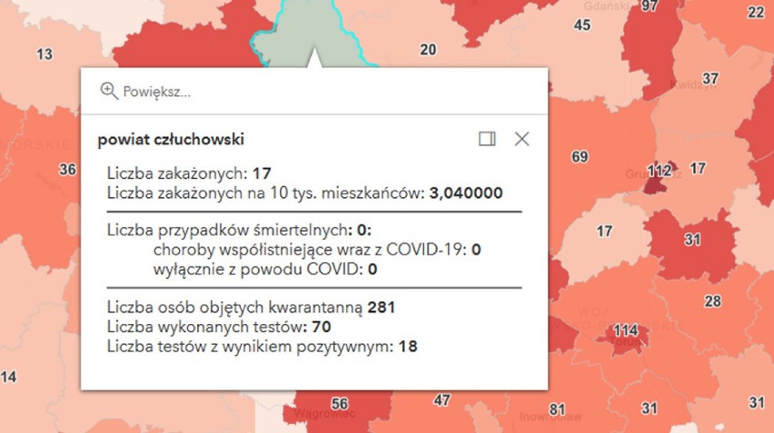 Koronawirus na Pomorzu 17.03.2021. 1685 nowych przypadków zachorowania na Covid-19 w województwie pomorskim! Zmarło 21 osób. Dane z powiatów