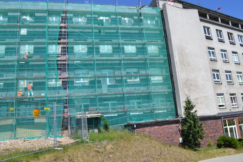 Trwa wielki remont budynku PCZ w Kartuzach