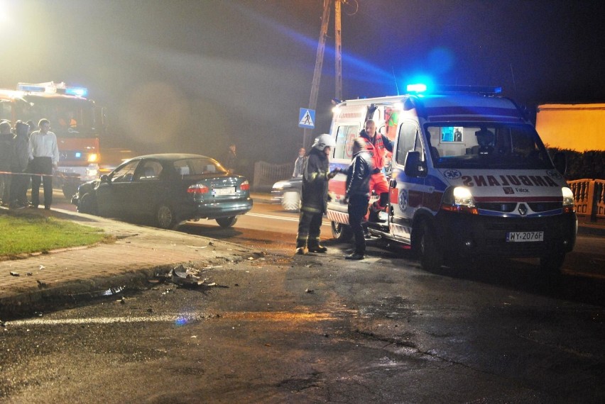 Wypadek pod Błaszkami. 1 listopada 2014.