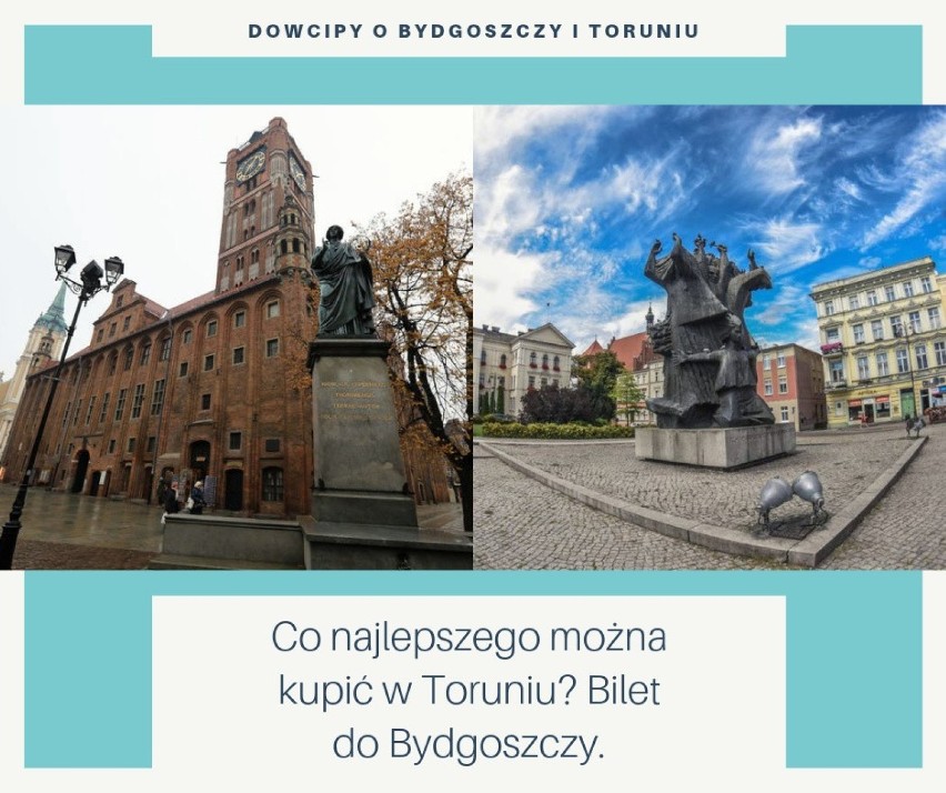 Spojrzeliśmy na konflikt bydgosko-toruński z przymrużeniem...