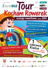 Wszystkie dzieci na start!  Już 1 czerwca Tour Kocham Rowerek – Wyścigi Rowerkowe w Kielcach!