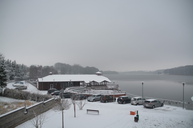 Sępólno i Kamień Krajeński w zimowej scenerii