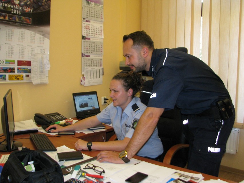 Joanna Choroba, niemiecka policjantka na praktykach w...