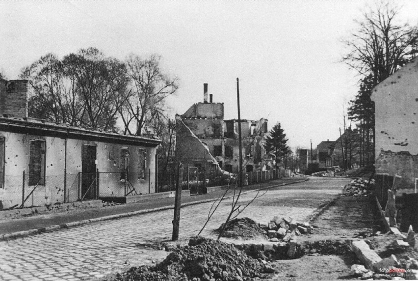 Tak wyglądały Żary po bombardowaniu w kwietniu 1944 roku